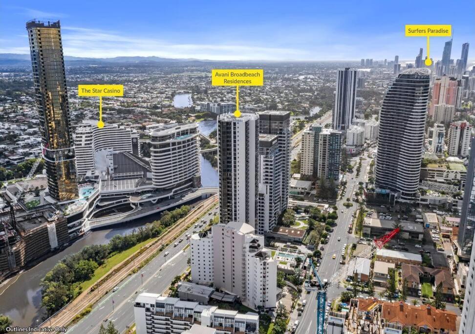 Broadbeach Stunner Modern And Central Gold Coast Exterior foto